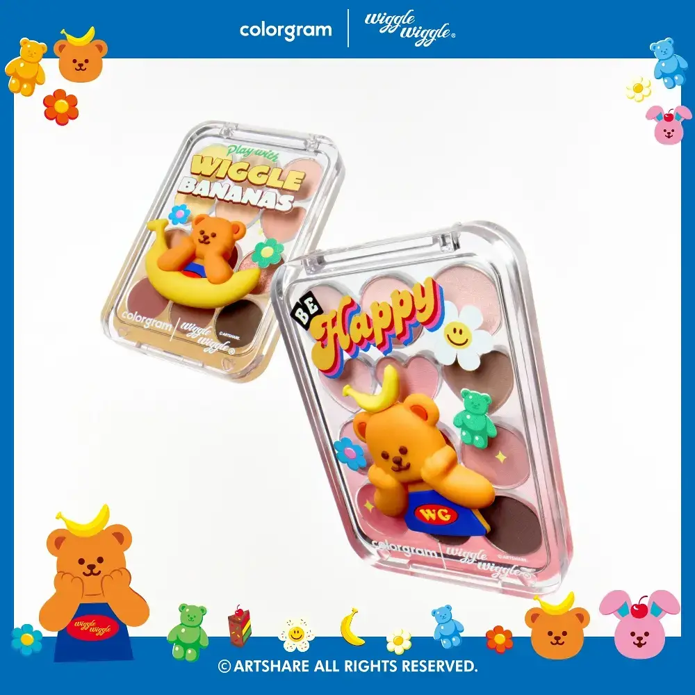 [위글위글 콜라보/리뉴얼] 컬러그램 눈토리얼 아이 팔레트 5COLOR
